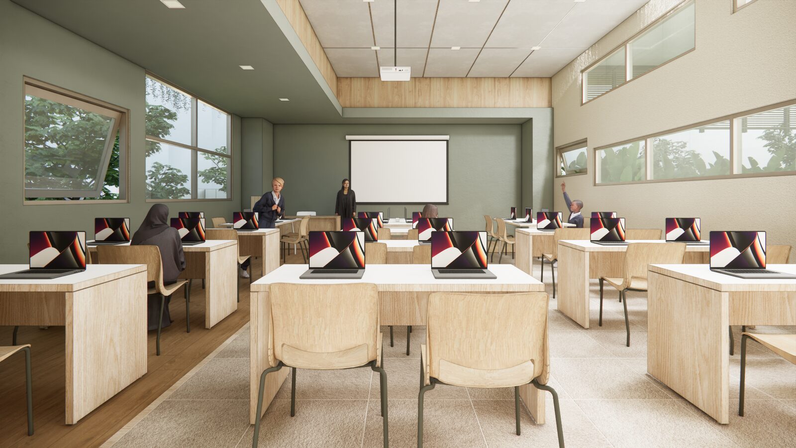 Computer lab render